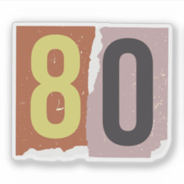 Adesivo Revista Número Resgate 80