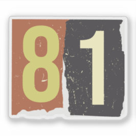 Adesivo Revista Número Resgate 81