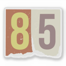 Adesivo Revista Número Resgate 85