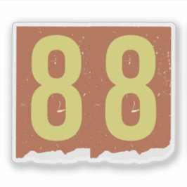 Adesivo Revista Número Resgate 88