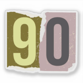 Adesivo Revista Número Resgate 90