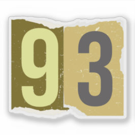 Adesivo Revista Número Resgate 93