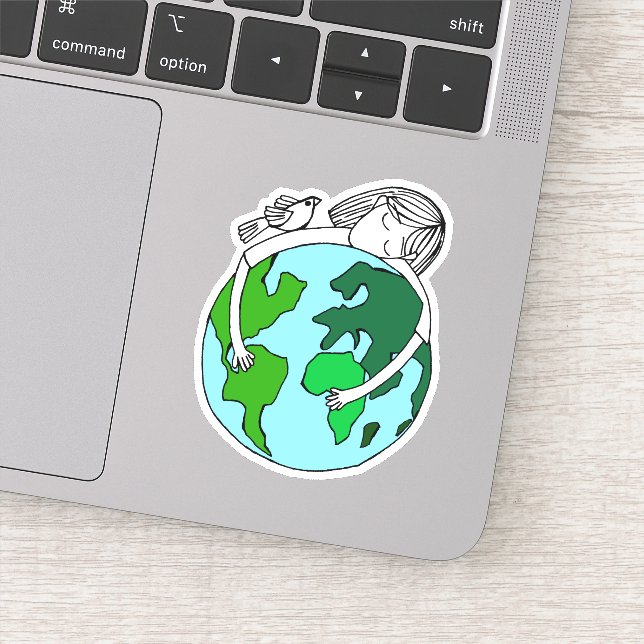 Adesivo Reze Pela Paz Mundial (Detalhe)