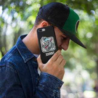 Adesivo Rhino com texto personalizado