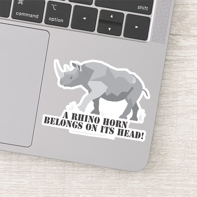 Adesivo Rhino Conservação (Detalhe)