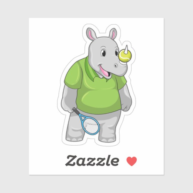 Adesivo Rhino em Tênis com Tênis de bola (Folha)