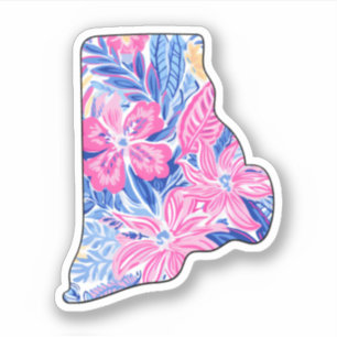 Adesivo Rhode Island - Summer Sticker - Lilly Inspirado