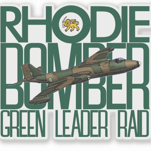 ADESIVO RHODESIAN CANBERRA BOMBER (Frente)