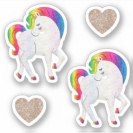 Adesivo Rico Girly Legal Rainbow Unicorn Sticker