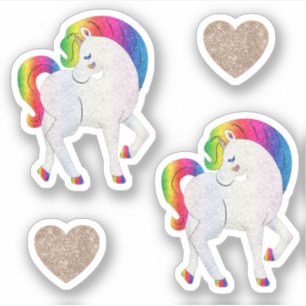 Adesivo Rico Girly Legal Rainbow Unicorn Sticker