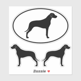 Adesivo Ridgeback Dog Silhouettes Vinil Stickers
