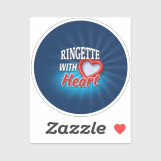 Adesivo 'Ringette with Heart'