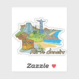 Adesivo rio de daneiro