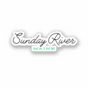 Adesivo Rio Domingo Maine