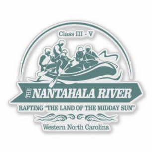 Adesivo Rio Nantahala (rafting2)