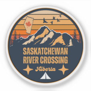 Adesivo Rio Saskatchewan cruzando, Alberta