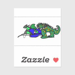 Adesivo Ritmo de crocodilo