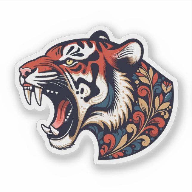 Adesivo Roaring Tiger Sticker (Frente)