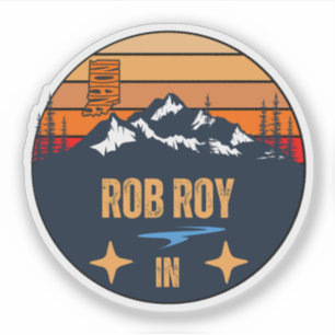 Adesivo Rob Roy, Indiana 