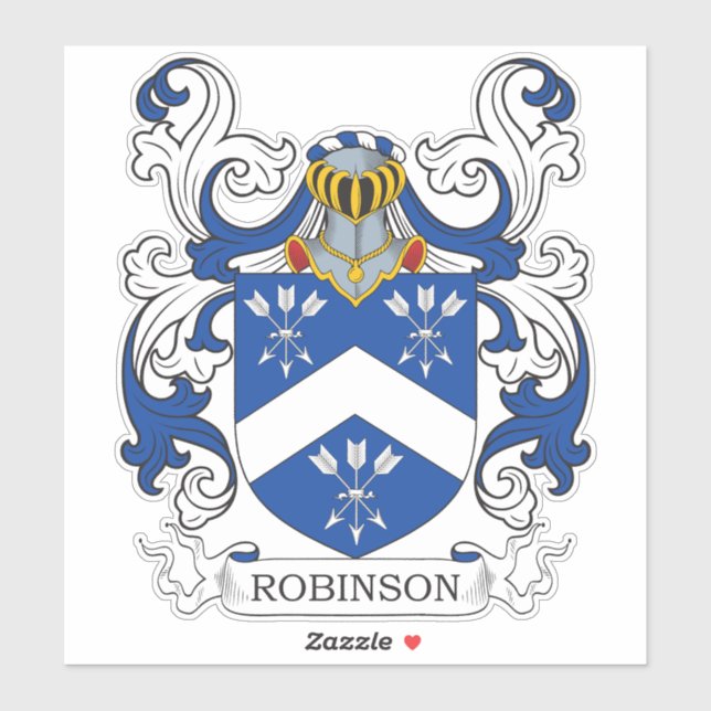 Adesivo Robinson Family Crest (Folha)