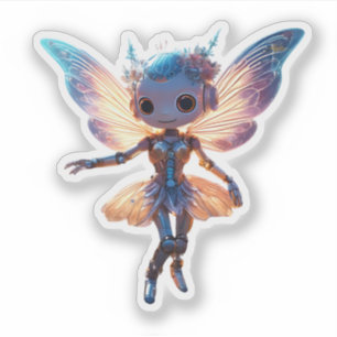 Adesivo Robô Pixie Bailarina Dançante Fofa