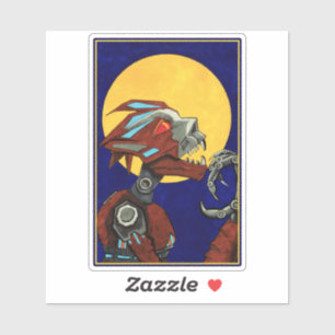 Adesivo Robot Werewolf Wolf Man