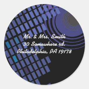 Adesivo Rock n Roll do Bar Musical Bat Mitzvah Rep