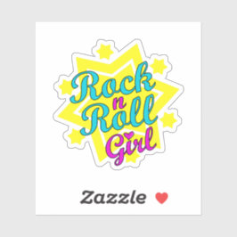 Adesivo Rock n Roll Girl