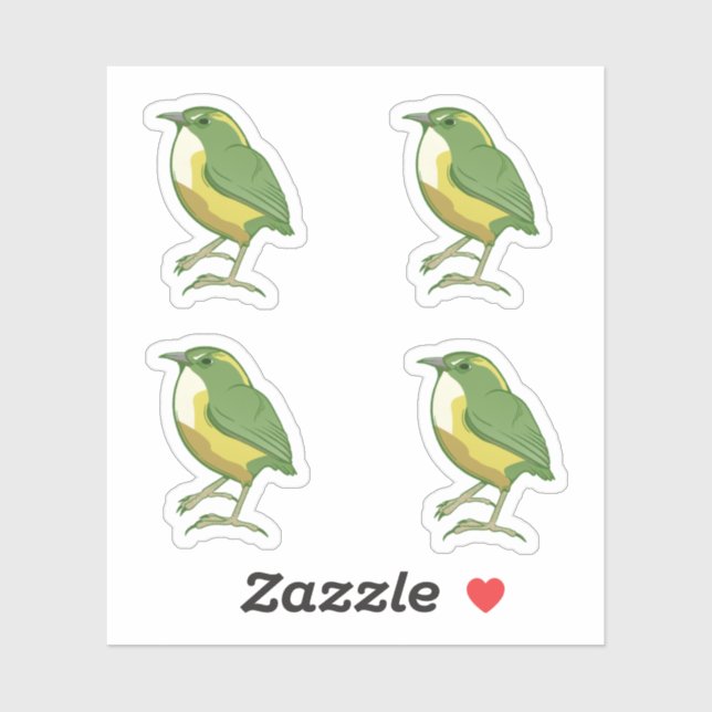 Adesivo Rock Wren (Folha)