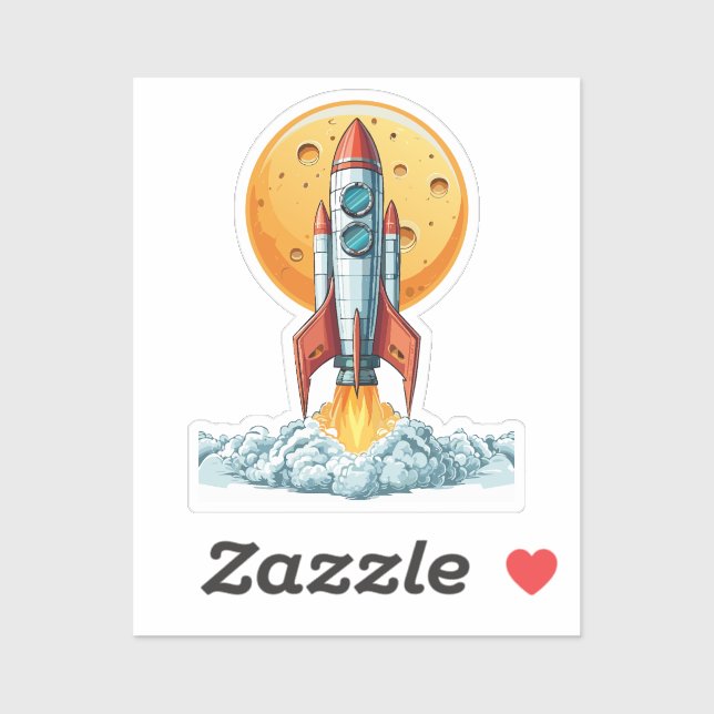 Adesivo rocket (Folha)