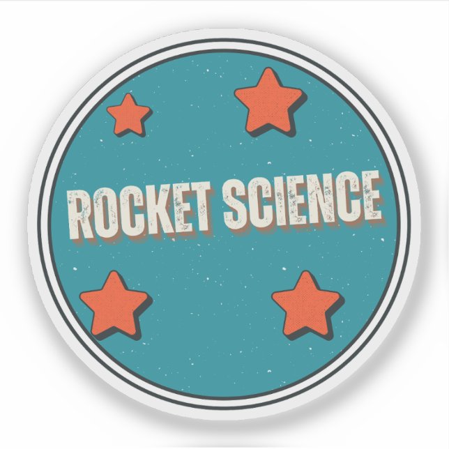 Adesivo Rocket Science (Frente)