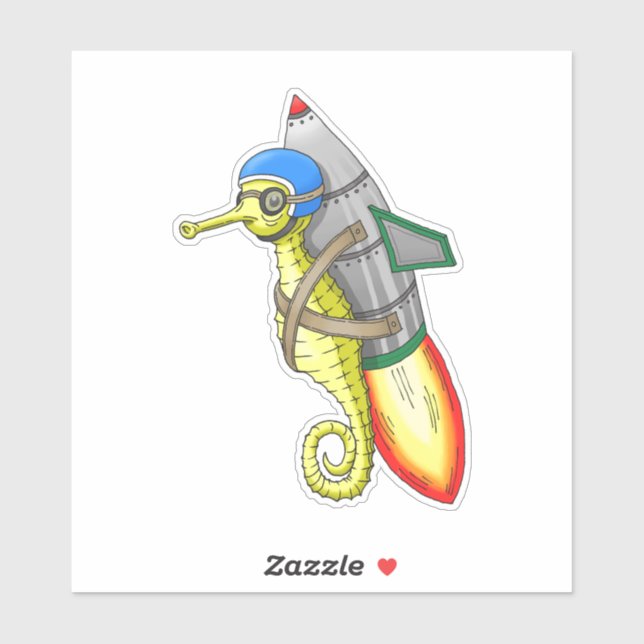 Adesivo Rocket Seacavalo (Folha)