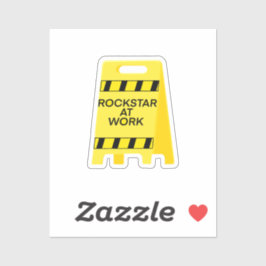 Adesivo Rockstar no Work Sticker