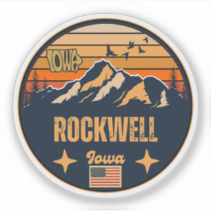 Adesivo Rockwell, Iowa