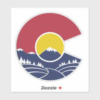 Adesivo Rocky Mountain Colorado C Personalmenteiro