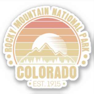 Adesivo Rocky Mountain National Park Colorado Rerto