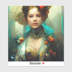 Adesivo Rococo Future Sci-Fi Fantasy