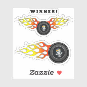 Adesivo Roda das chamas mecânica