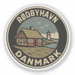 Adesivo Rødbyhavn, Dinamarca Danmark