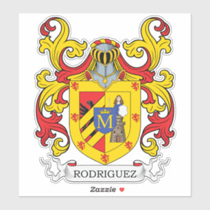 Adesivo Rodriguez Family Crest