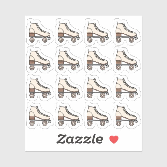 Adesivo Roller Skating Boot Sport Malhação Planner (Folha)