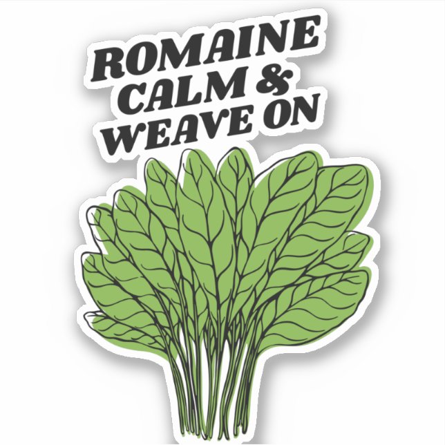 Adesivo Romaine Calm & Weave On Sticker (Frente)