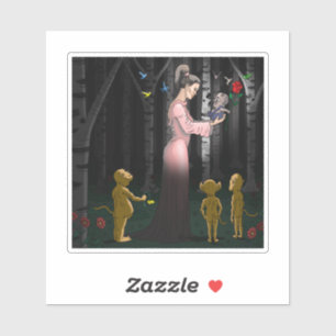 Adesivo romance fantástico do Dia dos Namorados