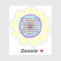 Romanos 15:13 Vinhetas De Vinilo Com Corte Persona