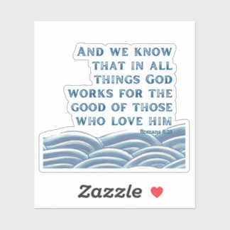 Adesivo Romanos 8:28