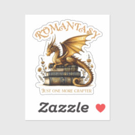 Adesivo Romantasy Dragões Livros Apenas mais um capítulo