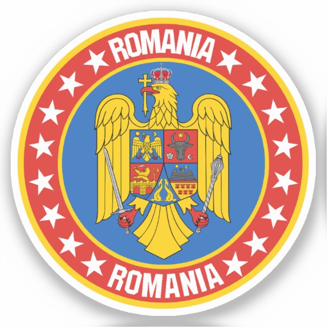 Adesivo Romênia (Frente)