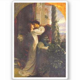 Adesivo Romeu e Julieta c. 1884 por Sir Frank Dicksee