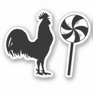 Adesivo Rooster Lollipop