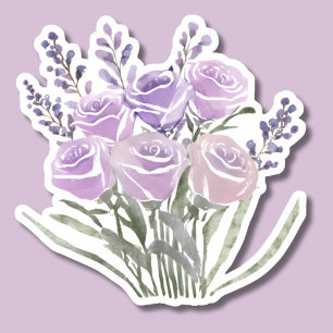 Adesivo Rosa à prova d'água da Lavanda de